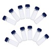 Ciieeo 100Pcs Sample Vials with Transparent Chromatography Bottles for Lab