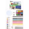 Studio 71 Getting Started Watercolor, 34 Pieces Art Set, Starter,