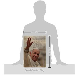 Enduring Joy Pope Francis Catholic Gifts Canvas Tapestry Plaque Kit Memorabilia Decor Fabric Quote Room Burlap Textile Church Wall Art Banner Remembrance Sign Fathers Day Religious Decoration