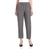 Alfred Dunner Women's Around Elastic Waist Polyester Short Pull-On Style