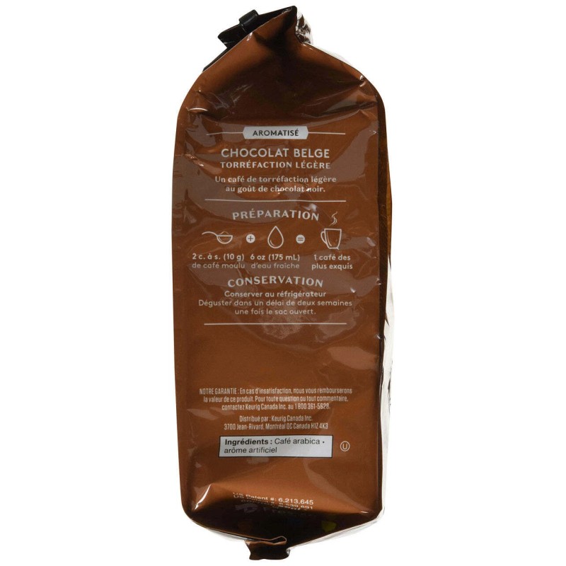 Van Houtte Belgian Chocolate Light Roast Ground, 340g/12oz.,