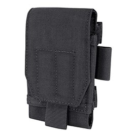 Hook Loop Tech Sheath Secure Modular Smart Phone Pouch Black 5.5" H x 3" W x 1" D