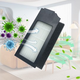 AiLomey AiLomey Zubeh?r f1r Ecovacs DEEBOT X1 Omni / X1 e Omni, Ersatzteile f1r Ecovacs Deebot X1 Turbo, X1 und X1 Plus Staubsauger, 2 Hauptb1rste, 6 HEPA-Filter, 12 Seitenb1rsten