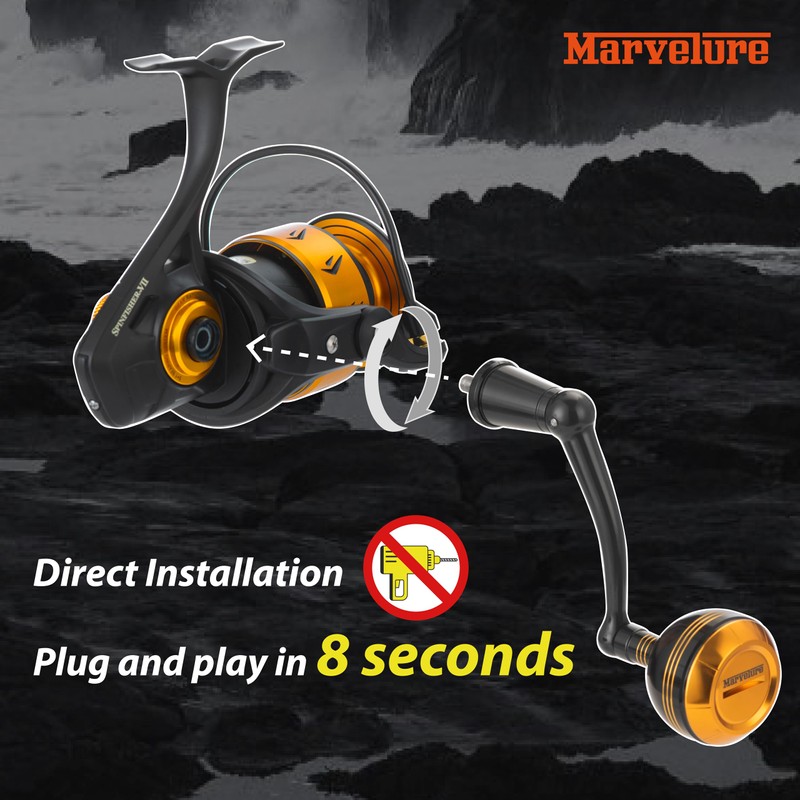 MARVELURE Power Handle for Penn Spinfisher VI VII Slammer III