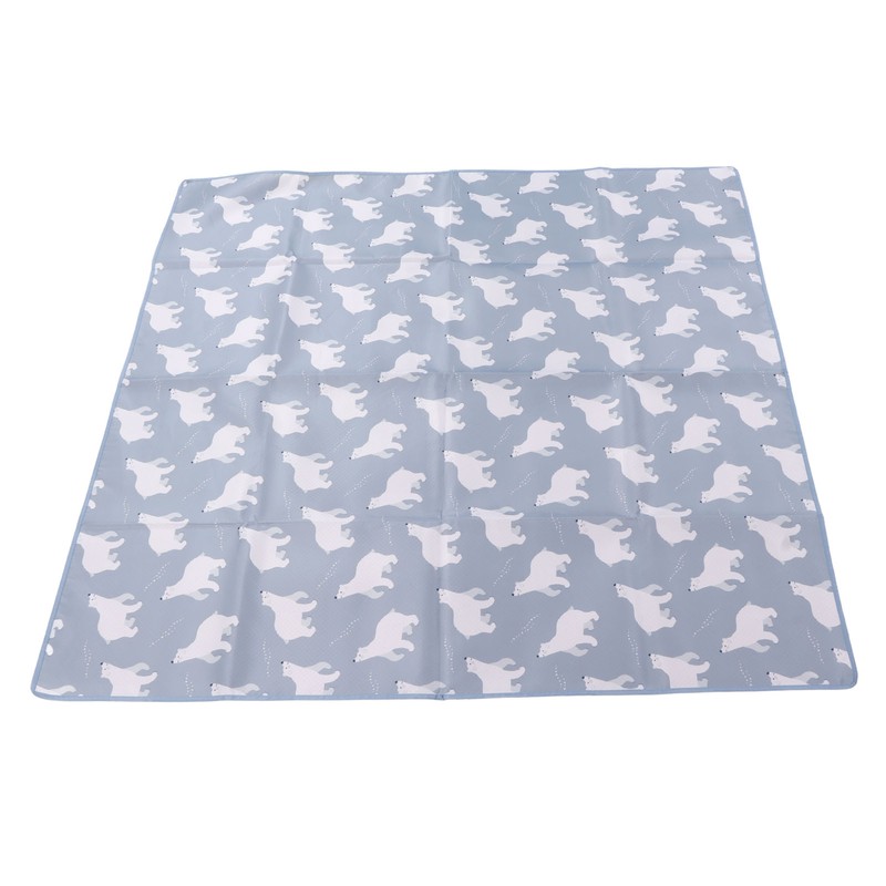Waterproof Food Spill Mess Mat Portable Cute Cartoon Animal Pattern
