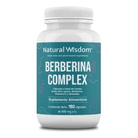 Berberina Complex  180 Caps  Apoyo al Bienestar General y Metabólico  Fórmula con Ácido Alfa Lipoico, Zinc y Magnesio                                 