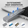 SETMSPACE - Carcasa M.2, carcasa NVMe de 10 Gbps y