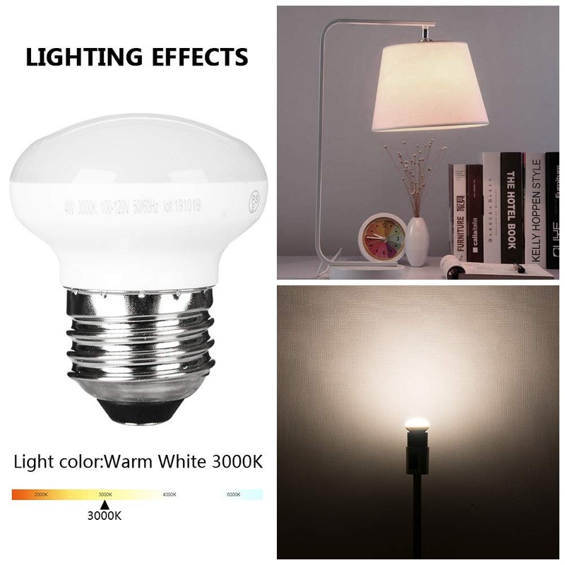 Haian Support China Cabinet Light Bulbs, 4W(25W) Short Light Bulbs,