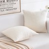Yonous Corduroy Cushion Covers, Soft Square Decorative Throw Pillow Home