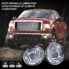 LQI Front Fog Lights Lamps Assembly Compatible with Ford F150