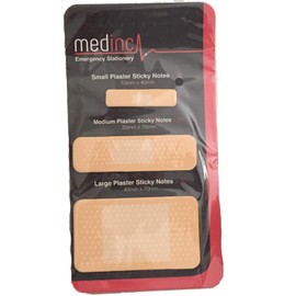Medinc Notizblock, Gips, Haftnotizen, Stick-Notizzettel, für Krankenschwestern, Studenten oder Medizinstudenten