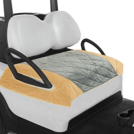 Golf Cart Seat Covers,EZGO Seat Cover,Heavy Duty Golf Cart Seat Blanket,Waterproof Travel Sports Cart Seat Cushion Covers for 2 Person Seats Club Car,Winter Golf Cart Accessories,Golf Cart Seat Cover