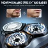 SEJOY Electric Shaver Replacement Head Rotary Blade for Model TXD-BLASTO1
