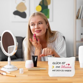 Muttertagsgeschenke für Mama,Beste Geburtstag Bonus Erster Frauentag Besondere Lustige Weihnachten Valentinstag Muttertag Coole Mama Adventskalender Geschenkideen für Ehefrau Mutter Kosmetiktasche