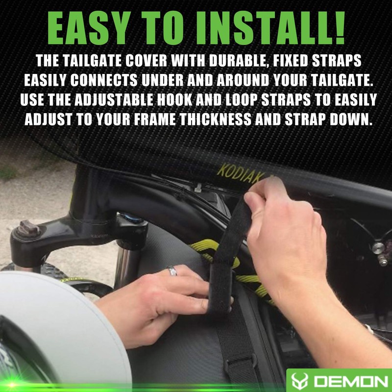 Demon Tailgate Pad for Mountain Bikes with Tool Pocket for