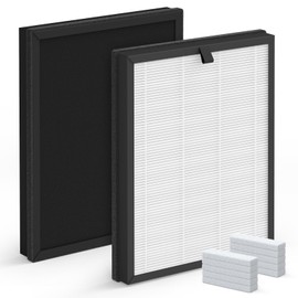 SAKEGDY 2 Pack AP2000WF Replacement Filter Compatible with KNKA AP2000WF Air Purifier, 3-in-1 HEPA Filter with 10pcs Aroma Pads