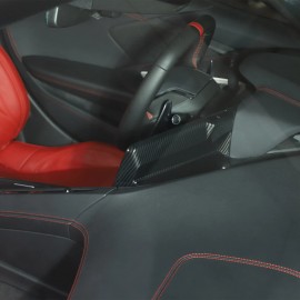 car-king888 ABS Carbon Dashboard Navigation Screen Back Cover For Corvette C8 Z51 Z06 2020+