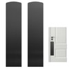 Sanbege 2 Pcs Door Scratch Protection Plate 4" x 16",
