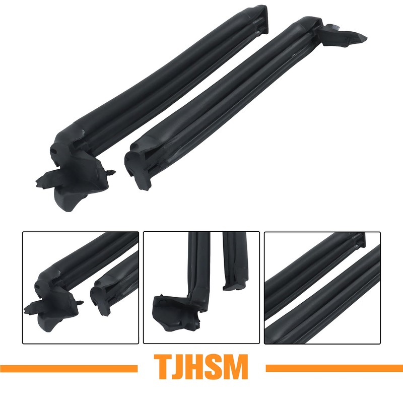 TJHSM Black Convertible Top Weatherstrip Seals Rubber Replacement for Mustang