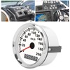 3‑3/8in Speed Gauge GPS 200km/h 12V/24V for Ship Yacht Motorcycle