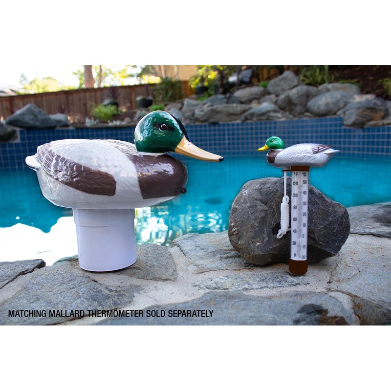 Poolmaster Easy-Read Floating Swimming Pool, Pond and Spa Thermometer, Mallard