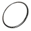 Steering Wheel Emblem Ring Carbon Fiber Look Simple Cool Replacement