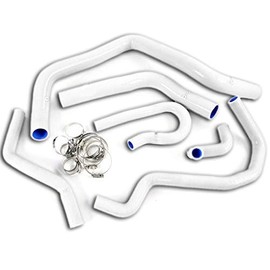 G-PLUS Silicone Radiator Coolant Hose Pipe Kit Clamps COMPATIBILITY:Compatible With Honda Civic Type-R EK EG B16A B18C B20B 1992-2000,White