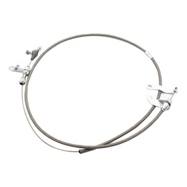 Kickdown Cable Detent Cable Transmission Throttle Cable For Chevy Trans TH350 Stainless Braided