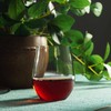 Munfix Plastic Stemless Wine Glasses 24 Pack, Disposable 12 Oz