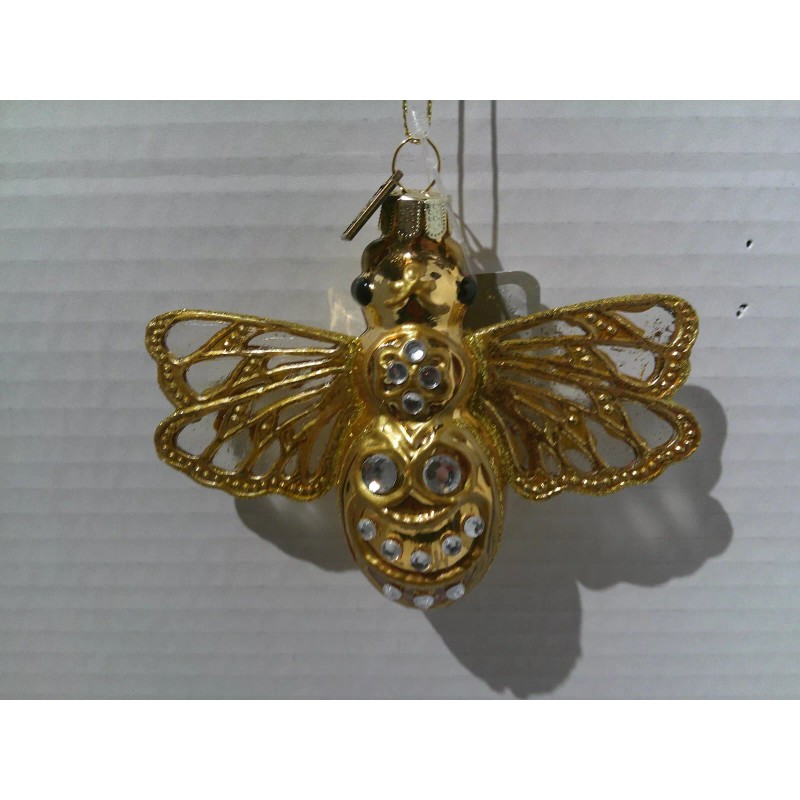 RAZ Imports 3" Plastic Bee Christmas Tree Ornament