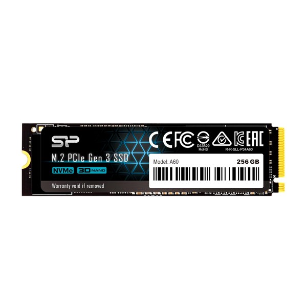 Silicon Power PCIe M.2 NVMe SSD 256GB Gen3x4 R/W up