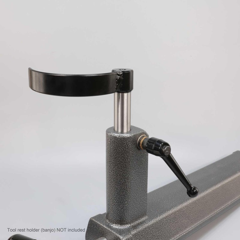 Hurricane Turning Tools, 5" Diameter Curved Tool Rest For Turning