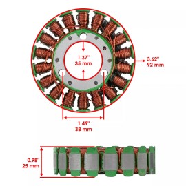 For Honda Stator & Gasket for Honda TRX300 Fourtrax 300 1988-1995 **18 Pol**