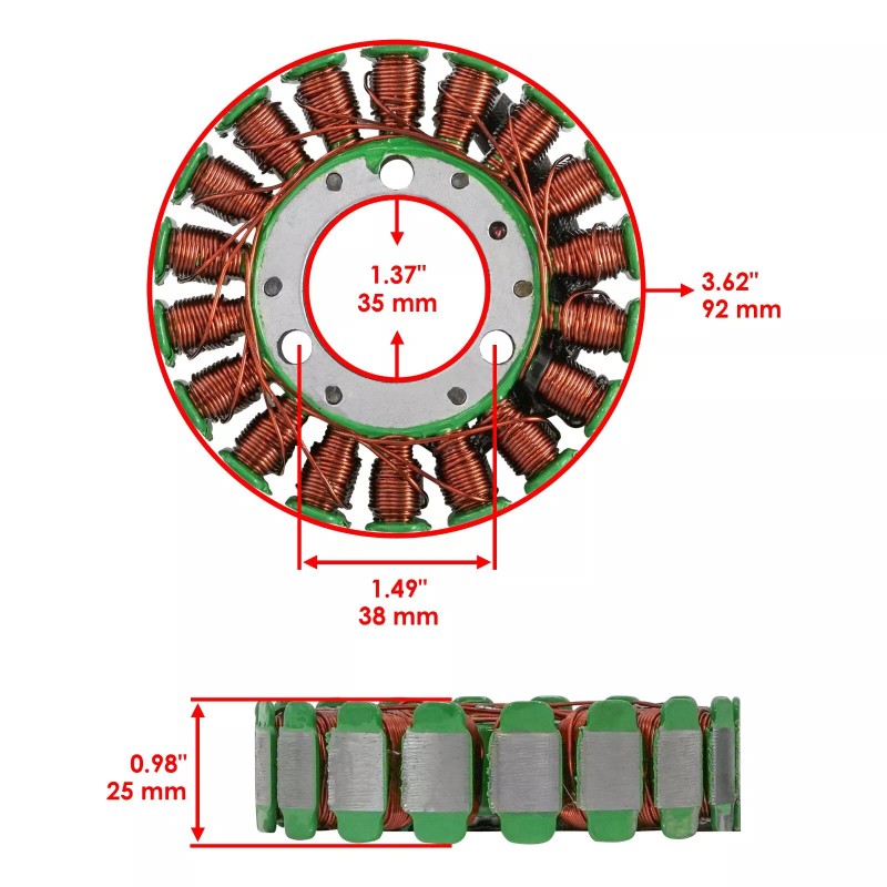For Honda Stator & Gasket for Honda TRX300 Fourtrax 300