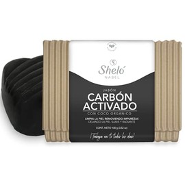 Paquete Con 3 Jabones Con Carbón Activado Y Coco Orgánico Sheló NABEL                                                                                 