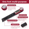 Angle Finder,Digital Angle Finder Tool,8''/200mm Digital Angle Finder Ruler with