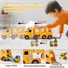 KEMIGO Camiones de Juguete para Niños Niñas, Grande Juego de