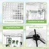Greesum 8x6 FT Portable Pop-up Greenhouse with Center Lock, PE