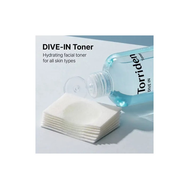 Torriden Dive In Tónico Facial Hidratante Ácido Hialurónico 300ml