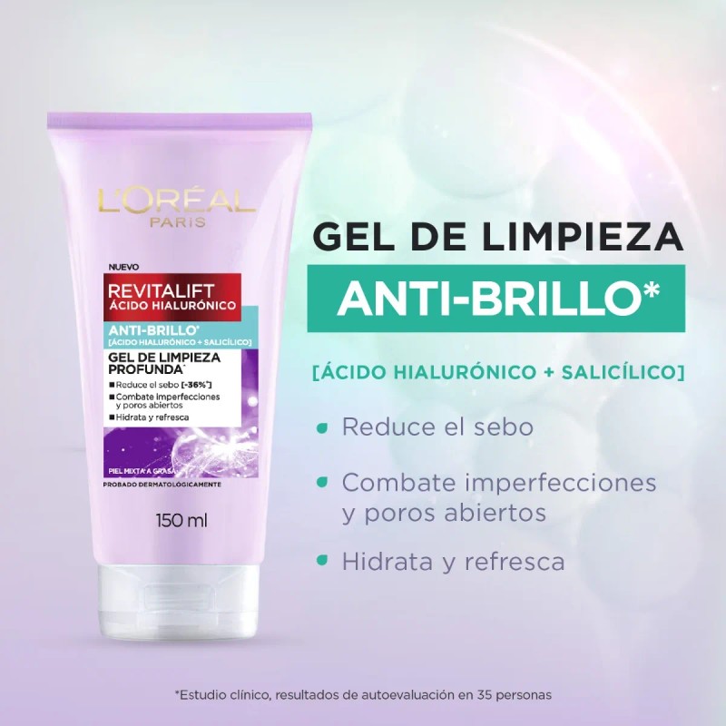 Gel De Limpieza L'oréal Paris Revitalift 150 Ml Momento de