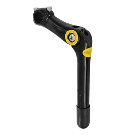 Relwears Black Quill Stem Adjustable 22.2mm Alloy Alum 180mm Reach 110 * 25.4 for Mountain Bike and Road Bike