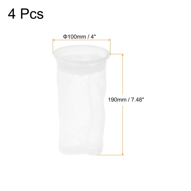 QUARKZMAN IBC Lid Filter, 190 mm Washable Nylon Filter Screen,