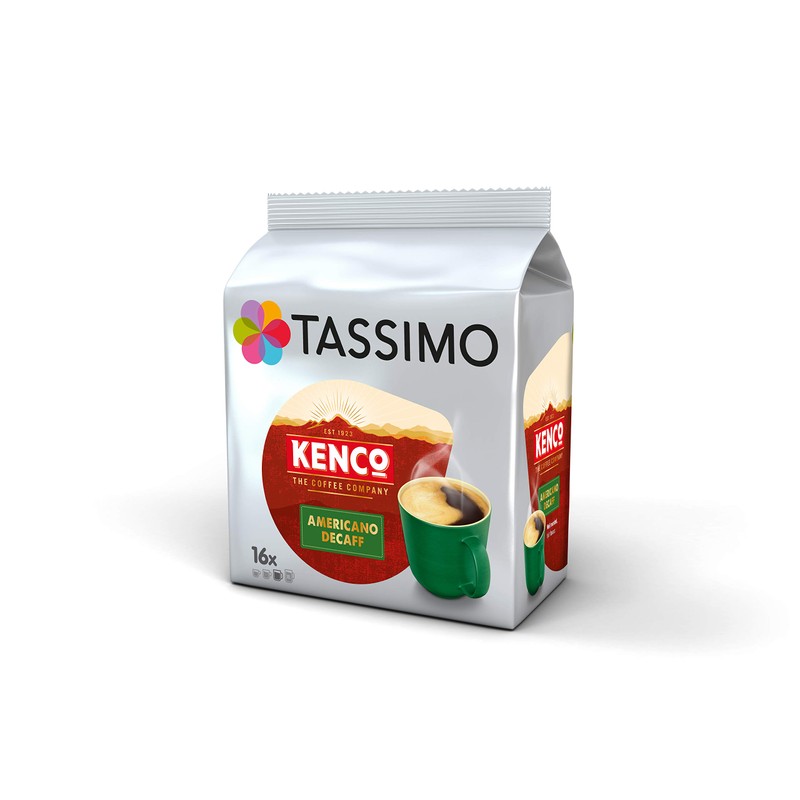Tassimo Kenco Decaf Coffee Pods - 10 Packs (160 Drinks)