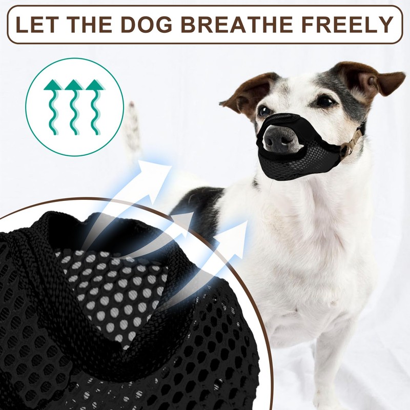 Muzzle for Large Middle Small Sized Dog, Breathable Dog Muzzle