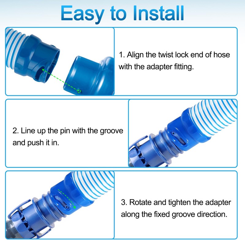 X77094 Pool Vacuum Hose Adapter for Zodiac MX6 MX8 Pool