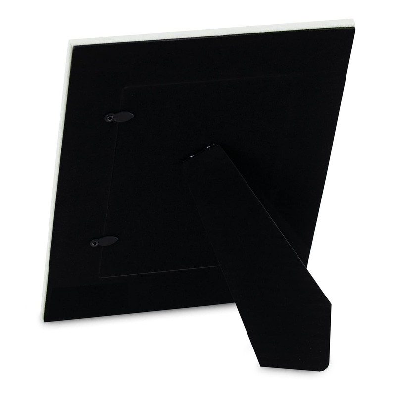 AmeliaHome Velvo Cream Velvet Look Picture Frame, Velvo Cream