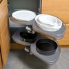 DoubleFill 2 Pack 26 Inch Lazy Susan Shelf Liner Silicone