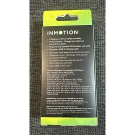 Universal InMotion (20W/3A) Fast 2 Port Wall Charger with USB-A and USB-C Ports - White