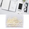 100Pcs Paper Clips Gold Cute Unique Shape Electroplating Process Lightweight