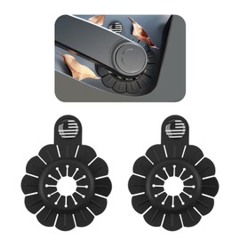 2PCS Car Wiper Arm Hole Cover with American Flag Icon,3-Dimensional Windshield Wiper Covers for Hole to Block Leaves & Decorate Car,Silicone Windshield Wipers Arm Holes Cover
